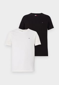 SLIM TEE 2 PACK - Osnovna majica kratkih rukava - black/ecru