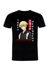 Henry Tiger TOKYO REVENGERS CHIFUYU - Triko s potiskem - black