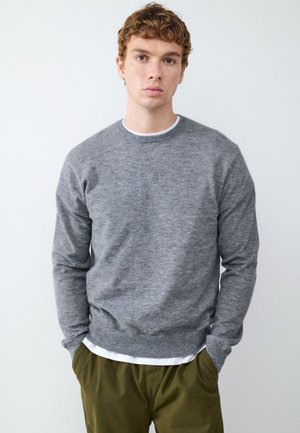 Balmohk, Jersey Round Neck - Maglione - grey