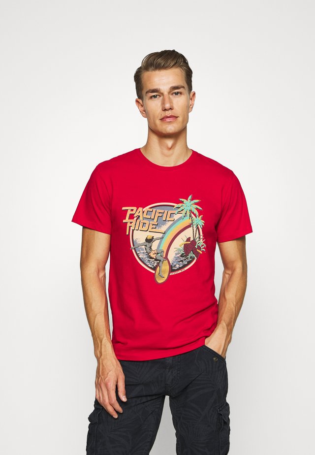 T-shirts med print - spicy red