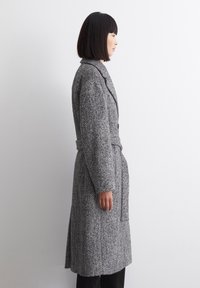 Marc O'Polo DENIM HERRINGBONE - Klasisks mētelis - black multi