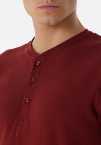 Schiesser FINE INTERLOCK SET - Nattplagg set - terracotta