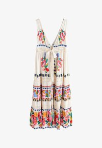 Kijelölve, cream floral print