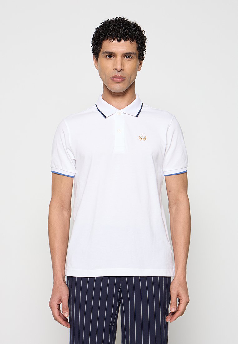 LA MARTINA Poloshirt wit