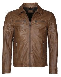 Maze WILLIAM - Leather jacket - cognac