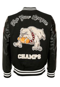 TOP GUN MIT ÄRMEL - Bomberjacke - black