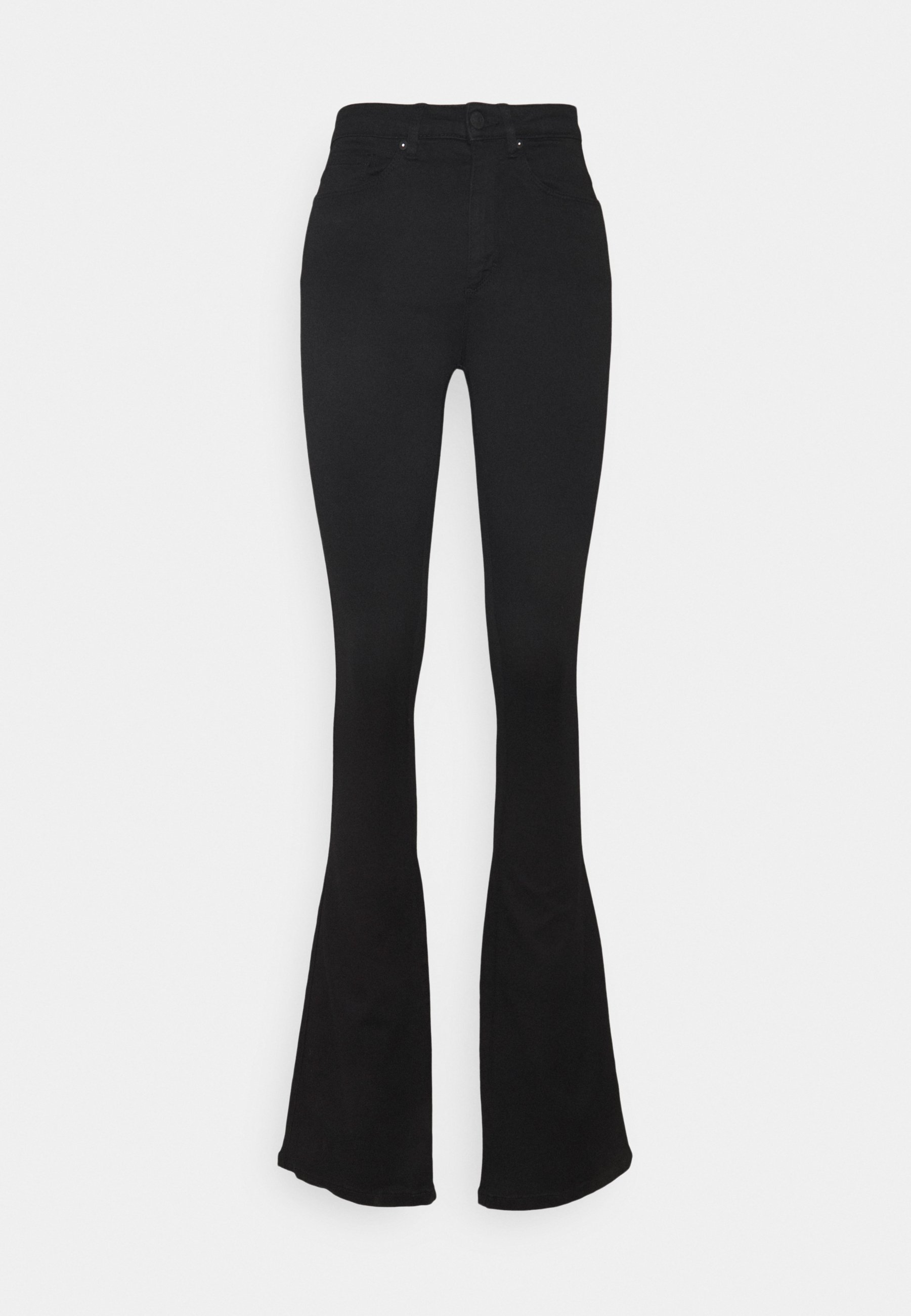 HIGH SWEET FLARE - Flared Jeans - black 