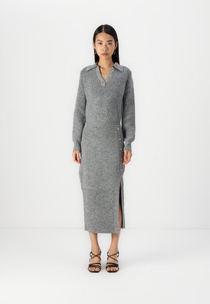 WOMAN'S DRESS - Φόρεμα-πουλόβερ - nero/burro