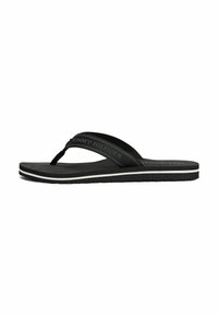 Tommy Hilfiger - WEBBING TONAL LOGO - Pool shoes - black Thumbnail Image 1