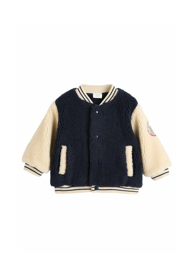 Next BORG REGULAR FIT - Fleecová bunda - navy blue