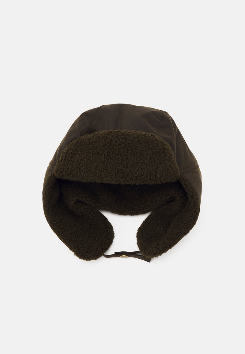 Barbour MORAR WAX TRAPPER UNISEX - Καπέλο - olive