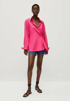 WITH CROSSOVER FRONT - Chemisier - light pink