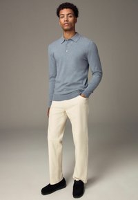 Next REGULAR FIT - Hosszú ujjú felső - light blue marl
