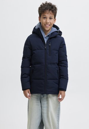 Jack & Jones Junior, JJEOWEN Puffer Puffer Junior - Zimná bunda - sky captain