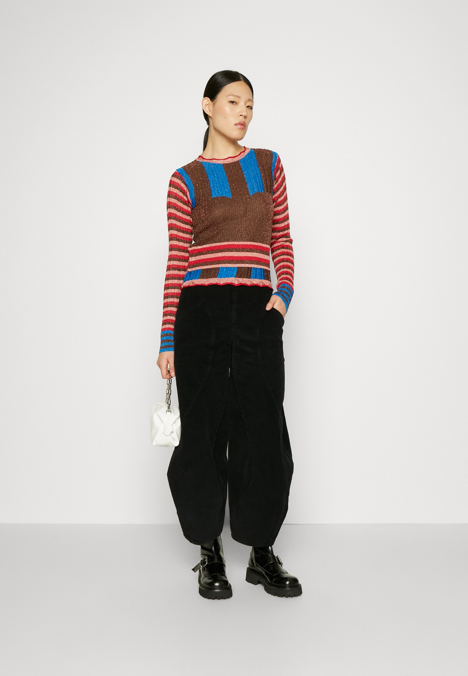 Henrik Vibskov DIGI PANT - Trousers - black - Zalando