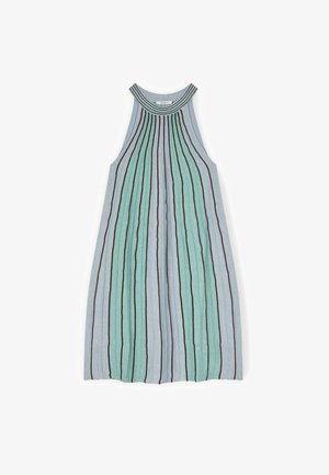Motivi, VESTITO CORTO PLISSÉ - Jurk - verde acqua