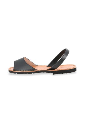 Minorquines, MINORQUINES STRAP SANDALS AVARCA CALETA - Sandales - black