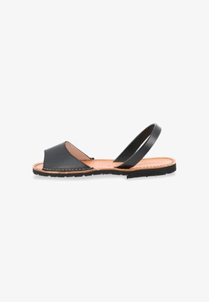 Minorquines, MINORQUINES STRAP SANDALS AVARCA CALETA - Sandales - black