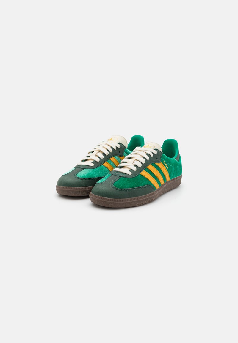 adidas Originals SAMBA OG - Trainers - court green/preloved  yellow/collegiate green/green - Zalando