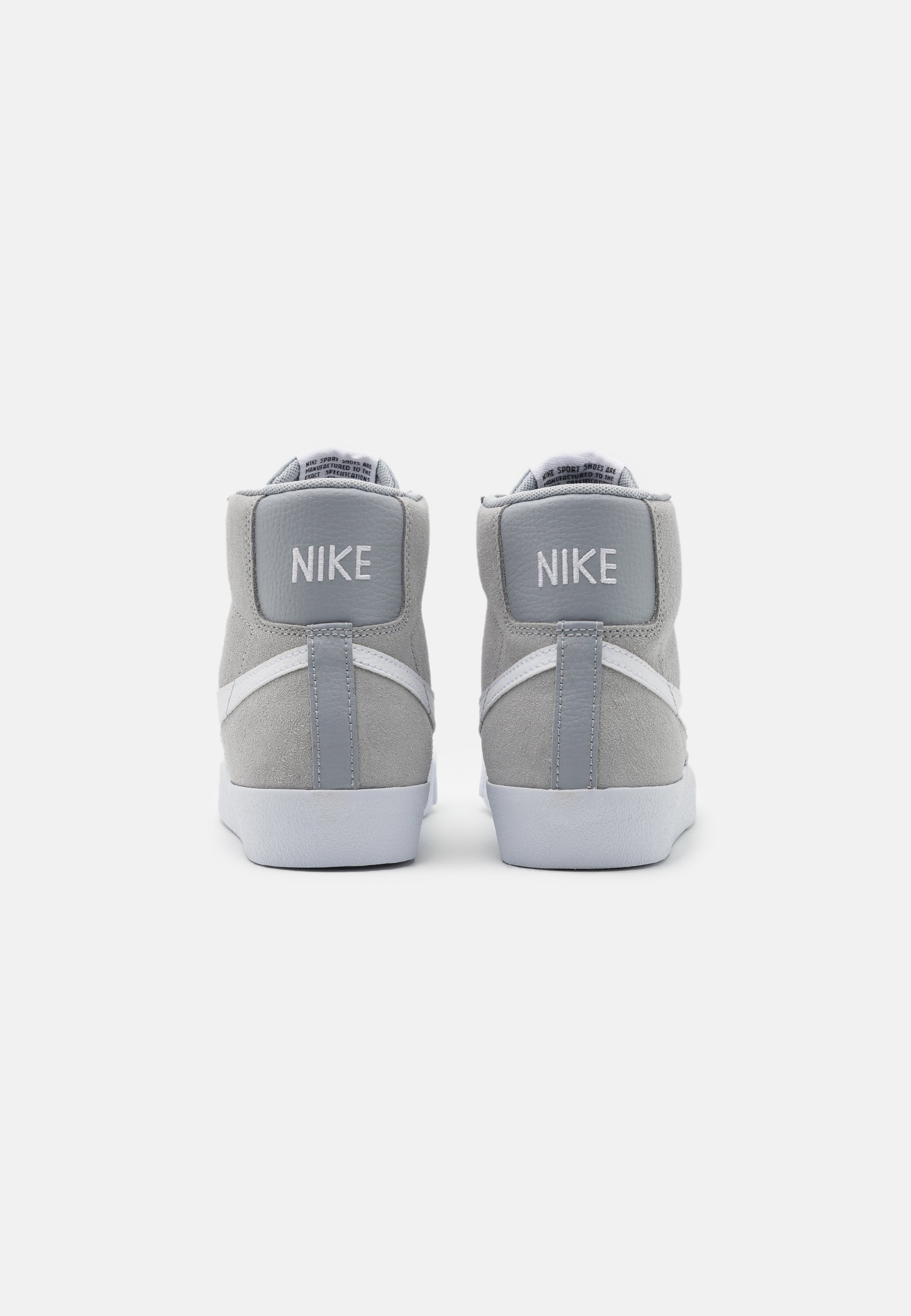 Nike Sportswear BLAZER MID '77 UNISEX - Zapatillas altas - wolf  grey/white/black/total orange/gris - Zalando.es