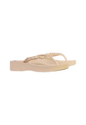 TONG À ENFILER PLAT - Pool shoes - beige brown