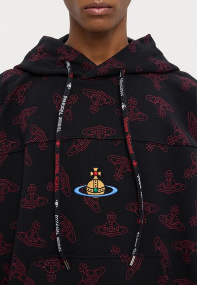 Vivienne Westwood FRESH HOODIE UNISEX - Sweat à capuche - black/red