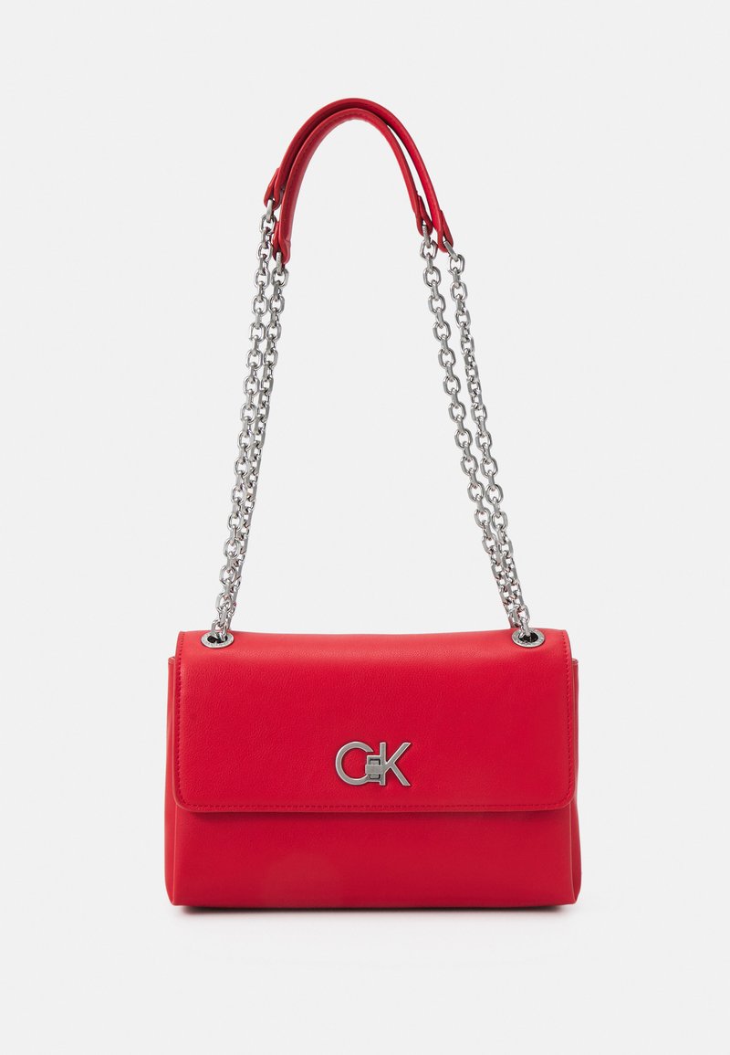 Calvin Klein RELOCK CROSSBOODY Handtasche aurora red/rot Zalando.ch