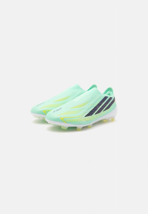 adidas F50 HYPERFAST ELITE LACELESS FIRM GROUND UNISEX - Firm-ground football boots - pulse mint/core black/solar lemon — photo 2