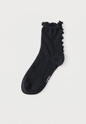 KARSYN LETTUCE EDGE QUARTER - Sukat - black