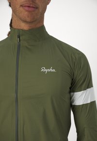 Rapha MENS CORE RAIN JACKET II - Kerékpáros dzseki - dark khaki/white