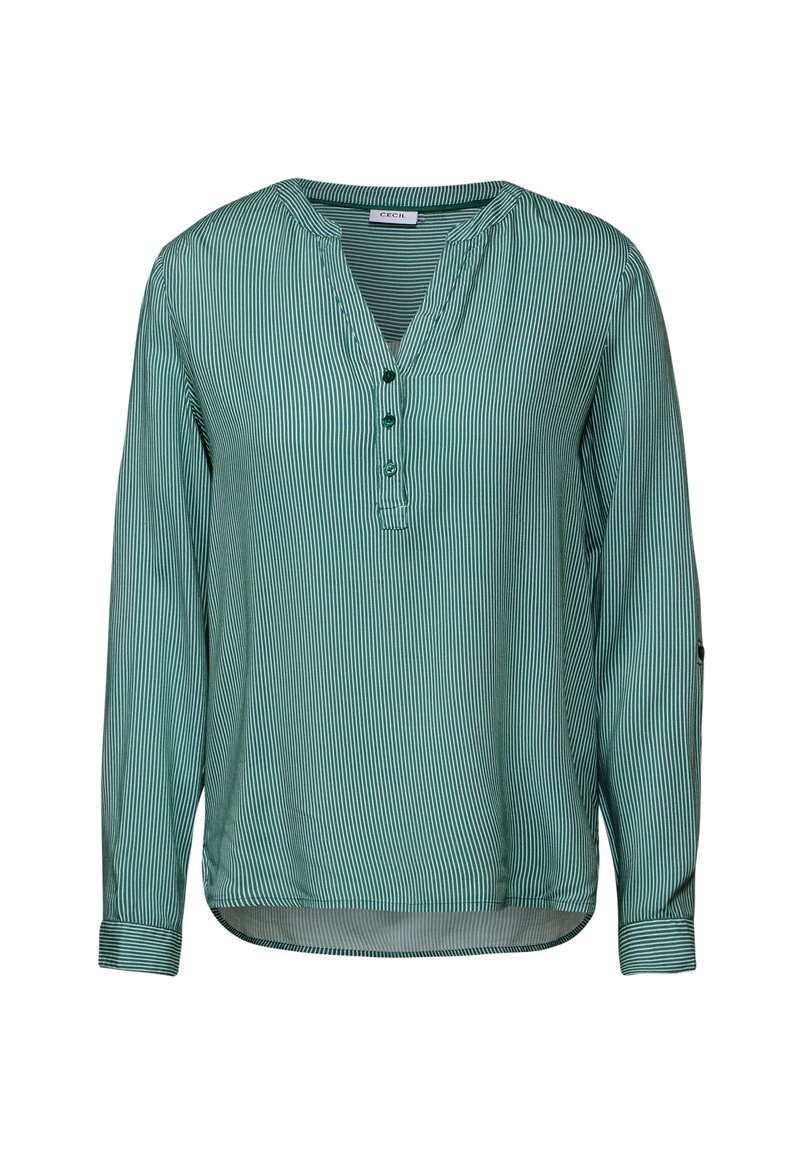 Cecil GESTREIFTE - Blus - grün/grön - Zalando.se