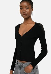 LIU JO Chaqueta de punto - black
