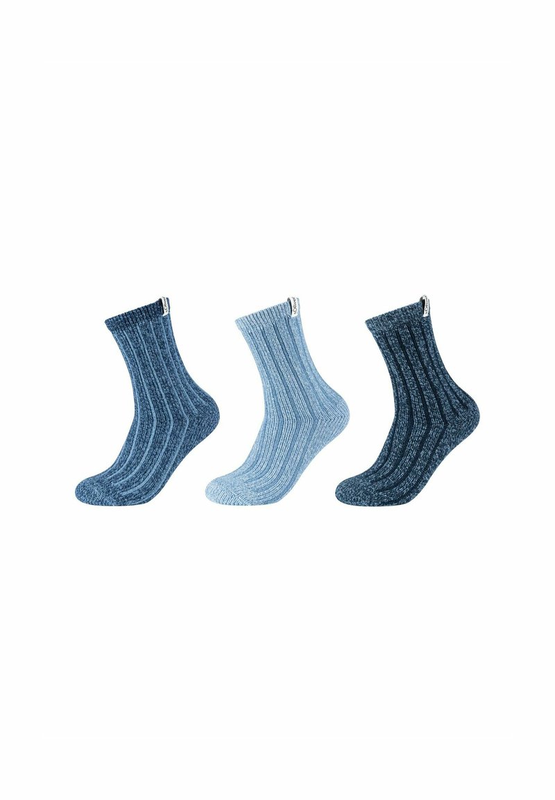 s.Oliver 3 PACK - Strømper - dark blue