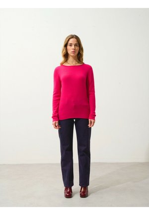 Authentic Cashmere CRIOU - Trui - fuchsia