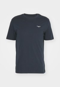 SHORT SLEEVE LOGO ON CHEST - T-Shirt basic - navy teal