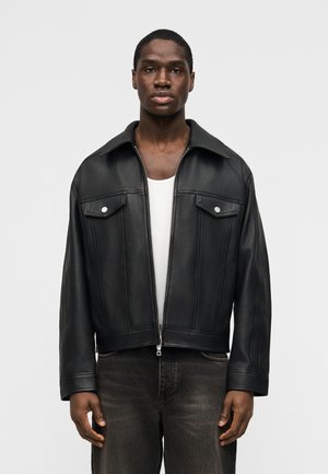 MIKE - Bőrdzseki - black