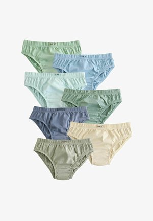 Next, 7 PACK - Braguitas - green blue
