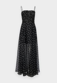 SHEER SKIRT MAXI DRESS - Dolga obleka - black edmond
