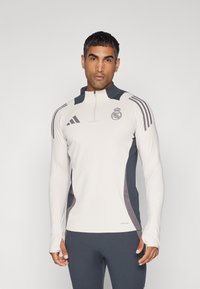 adidas Performance REAL MADRID EU TRAINING TOP - Långärmad tröja - putty mauve/dark grey/charcoal