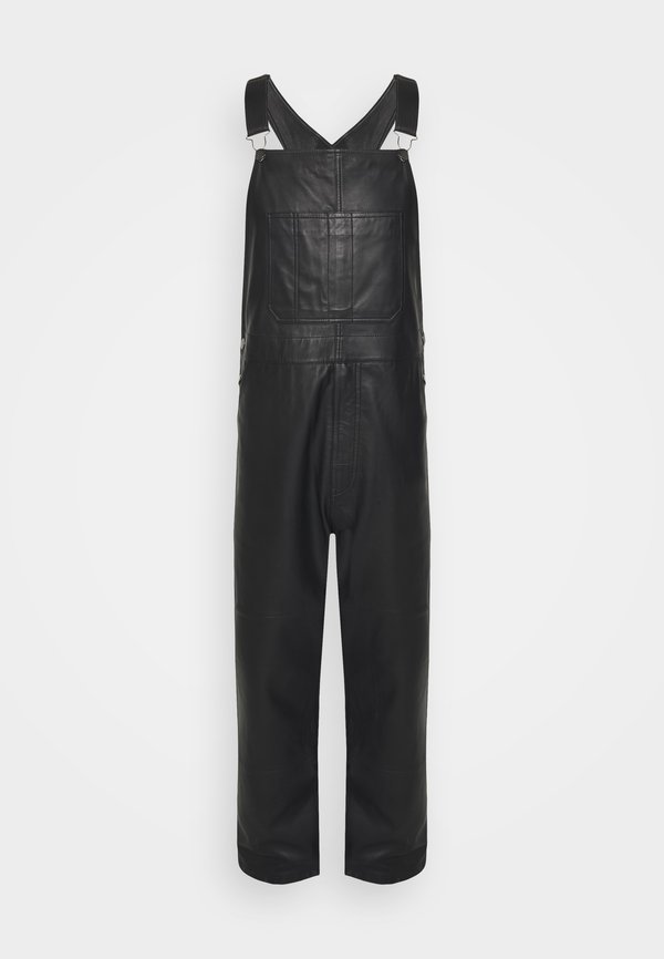 DUNGAREES - Leather trousers2