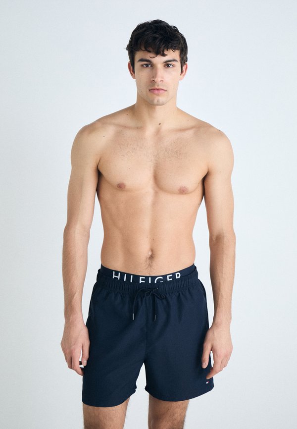 LOGO MEDIUM DRAWSTRING - Swimming shorts - desert sky2