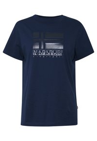 Napapijri Camiseta estampada - blue