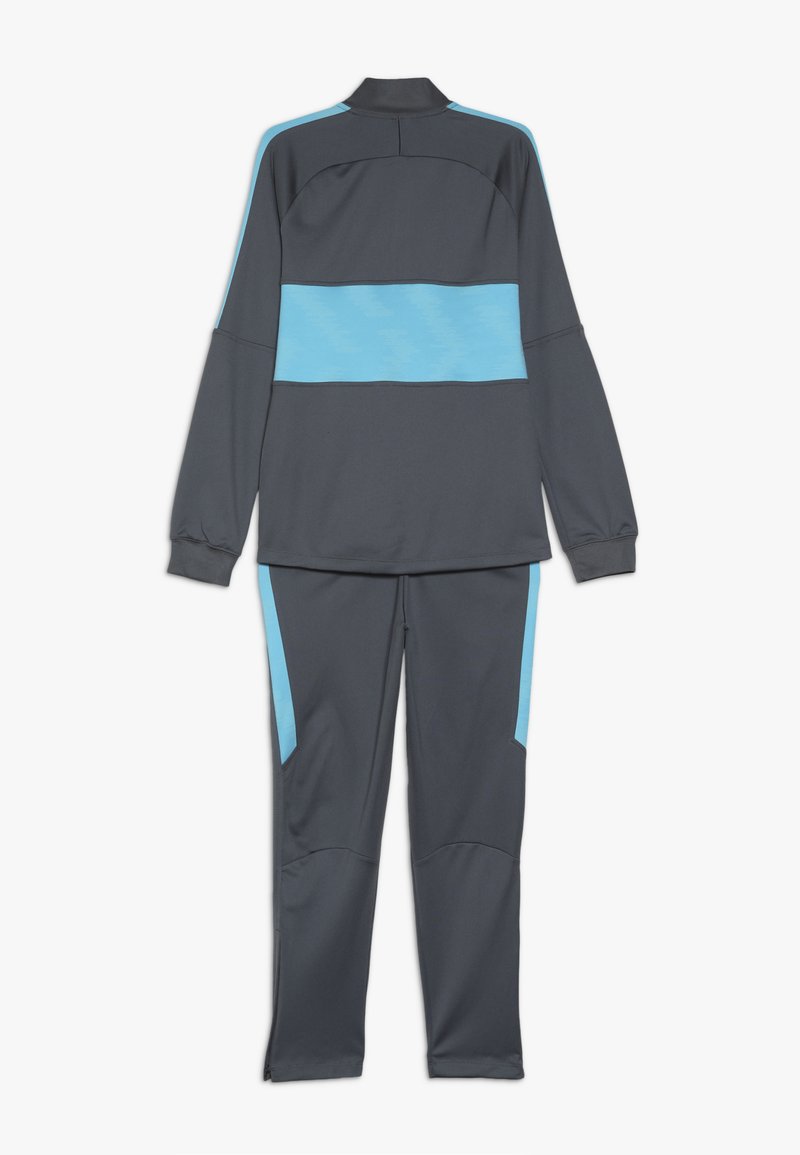 Nike Performance Tottenham Hotspurs Dry Suit Trainingsanzug Flint Grey Flint Grey Blue Fury Blue Fury Grau Zalando De