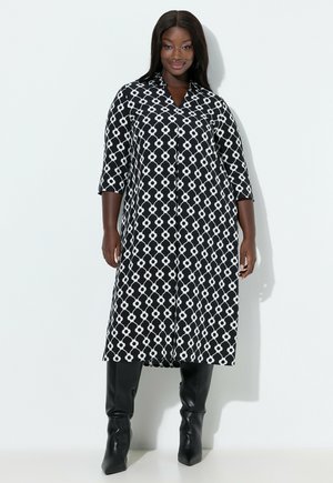 GRAPHIC FLOWER - Skjortekjole - black