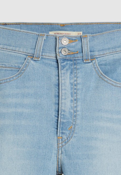 ONLY Onlroyal Hw SK Fly BTN Gua DK Blue Box Jeans, Noir, L / 30L Femme