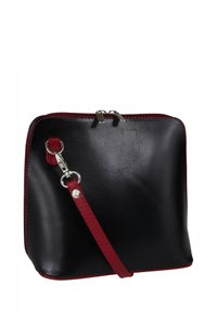 DrachenLeder TOSCANTO - Umhängetasche - schwarz rot