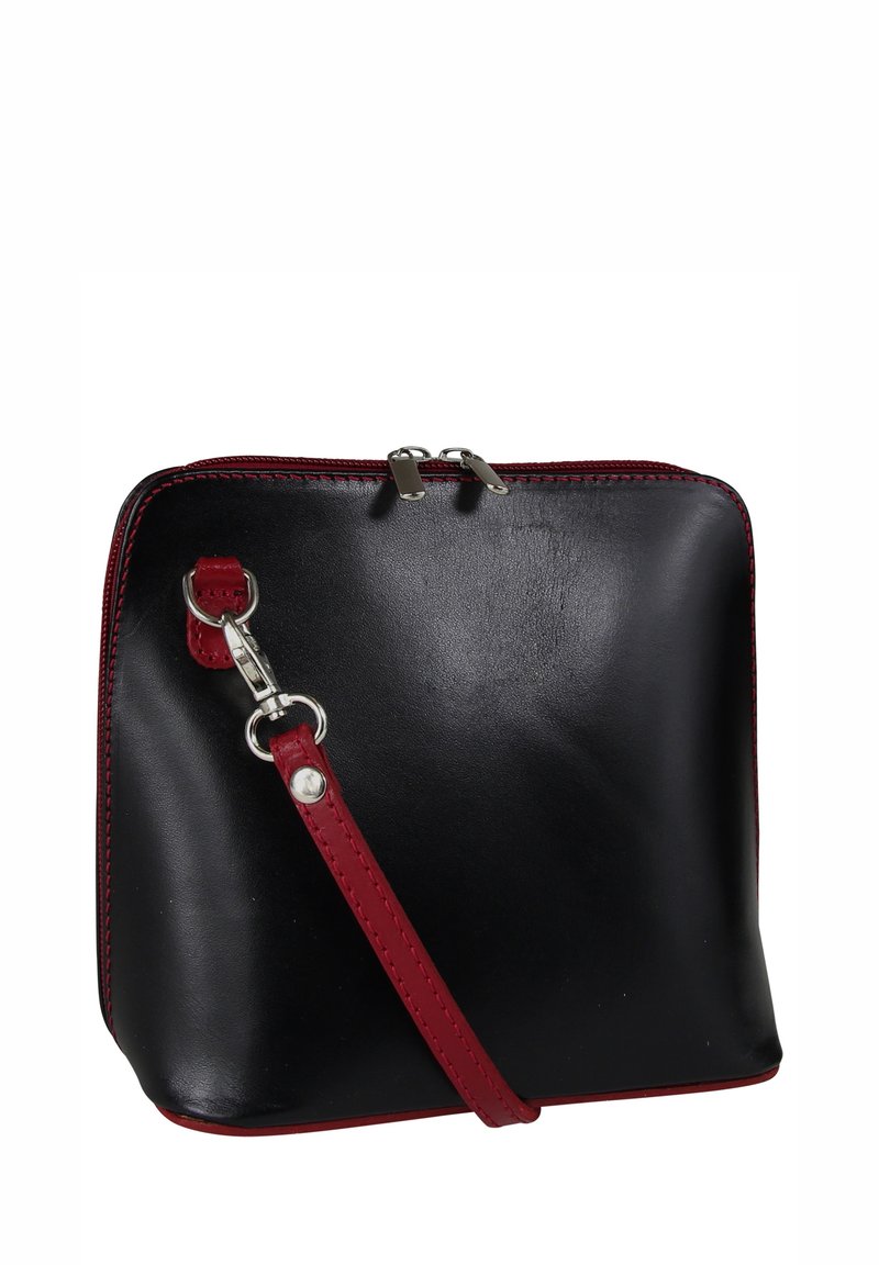 DrachenLeder TOSCANTO - Umhängetasche - schwarz rot