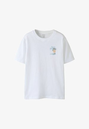 Name it, T-SHIRT REGULAR FIT - T-shirt imprimé - bright white