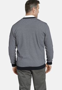 Charles Colby DUKE MELVYN - Sweatjacke - dunkelblau gestreift