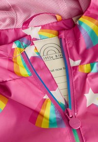 Little Bird REGULAR FIT - RAINBOW SHOWER RESISTANT - Vodotesná bunda - pink